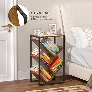 Amazon.com: Cutogxon Small Bookcase - 5 Tier Tree Bookshelf